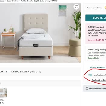 Vivense'den Hızlı Teslimat Sözü Tutulmayan Sipariş