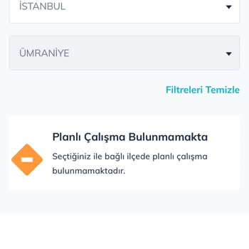 Planlı Kesinti Bilgilendirmesi Eksikliği