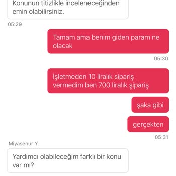 Sipariş Gelmedi, Para İadesi Yok