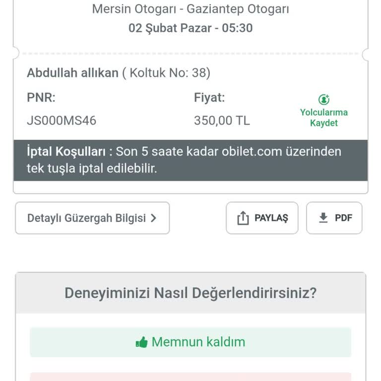 Yanıltıcı Hareket Saatleriyle Mağduriyet