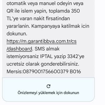 Garanti Bankası Kampanya Ödülü Sorunu