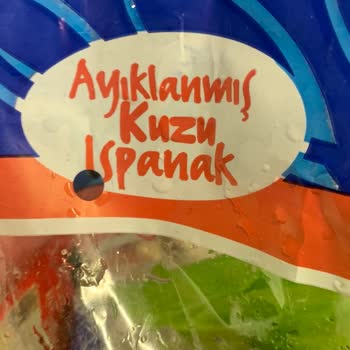 Erüst Tarım Yıkanmış Ispanakta Hijyen Sorunu