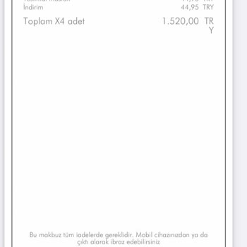 Eksik İade Onayı Sorunu