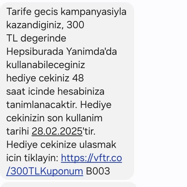 Vodafone Hediye Çeki Sorunu Ve Müşteri Hizmetleri İlgisizliği