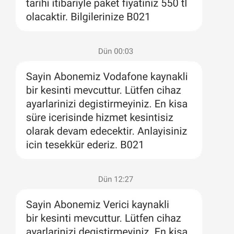Vodafone'un Sürekli Kesilen İnterneti