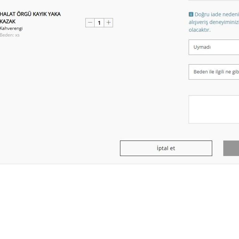 Guess Online Alışverişimde İade Sorunu Yaşıyorum