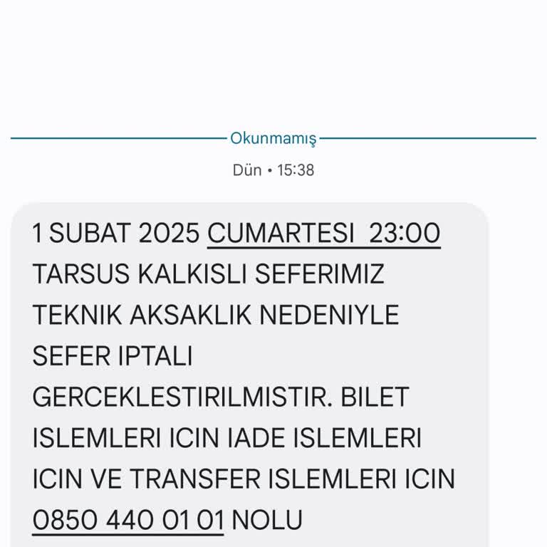 İptal Edilen Seyahat Ve İade Sorunu