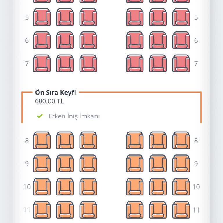 Yanıltıcı Koltuk Seçimi İle Ekstra Ücret