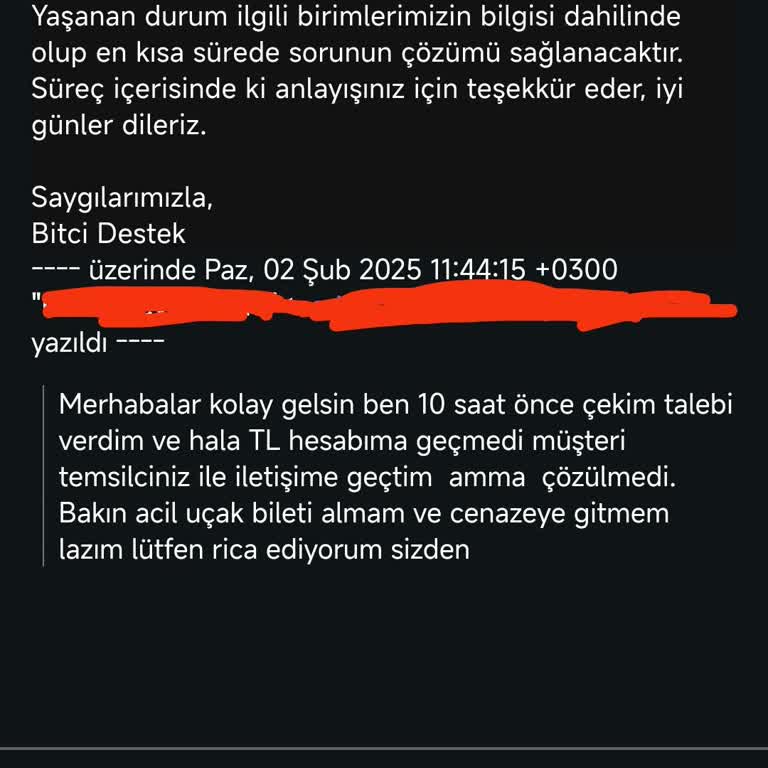 Bitci Borsası'nda Uzayan TL Çekim Süreci