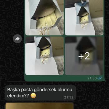 Ezilmiş Pasta Ve İade Sorunu
