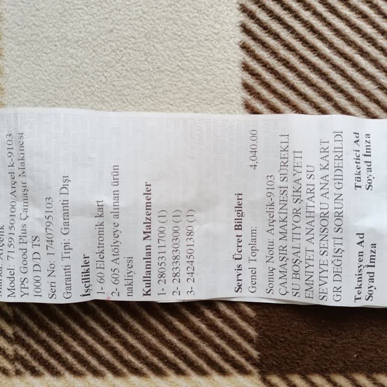 Tamir Sonrası Tekrar Eden Arıza Ve Yanıltıcı Bilgilendirme