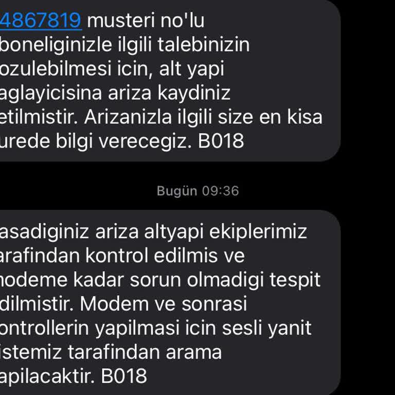 Turkcell Superonline ADSL Hizmetinde Sürekli Kopma Ve Yetersiz Destek