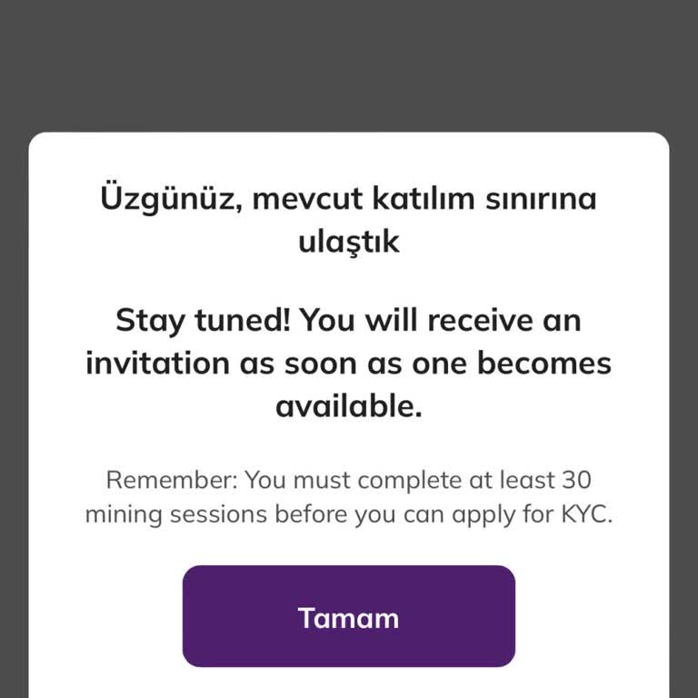 Pi Network KYC Doğrulama Adımında Takılma Sorunu