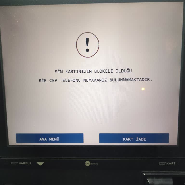 Sim Kart Blokesi Yüzünden SMS Alamama Sorunu