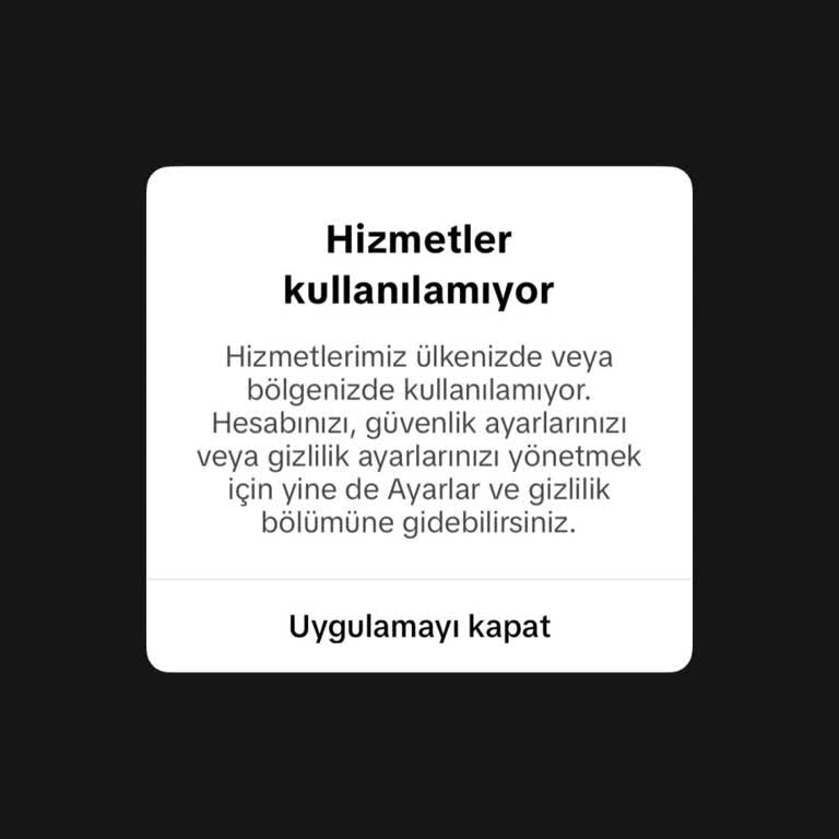 Hizmet Erişim Sorunu: Tekrarlayan Hata Mesajı