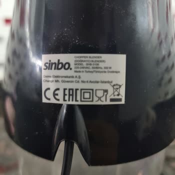 Sinbo Blender Haznesi: Kırılganlık Ve Yedek Parça Sorunu