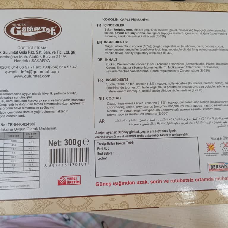 Son Tüketim Tarihi Olmayan Ürün Sorunu