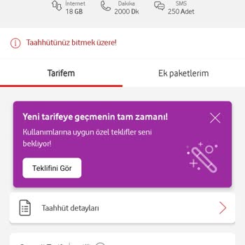 Vodafone'dan Taahhüt Süresi Dolmadan Fatura Şoku
