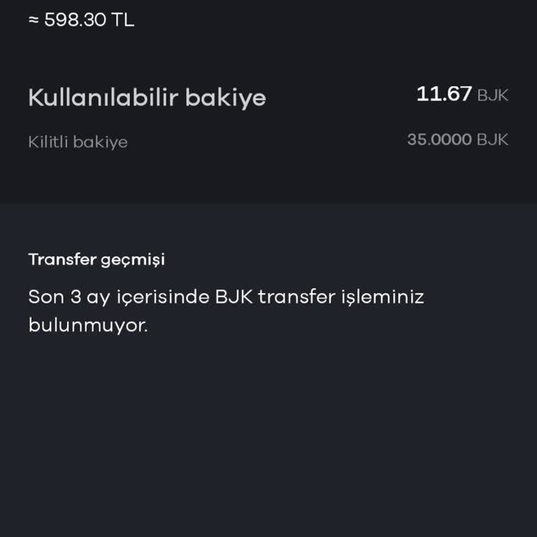 Paribu'da BJK Token Kilit Sorunu