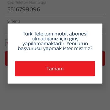 Mobil Şifre Sorunu Çözülmüyor