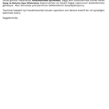 Türk Hava Yolları'nda Bagaj Hasarı Ve İlgisizlik