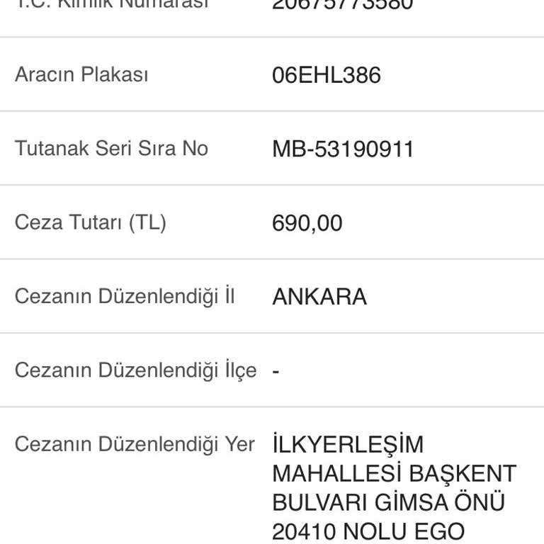 Gimsa Önündeki Park Sorunu Ve Trafik Cezası