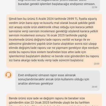 Trendyol'dan Alınan Kusurlu Ürün Ve İade Süreci Sorunları