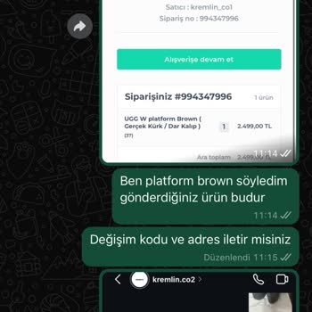 Yanlış Ürün Gönderimi Ve İletişim Sorunları