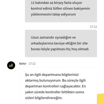 Kazançlarımın Ödenmemesi Ve Hesabımın Sıfırlanması