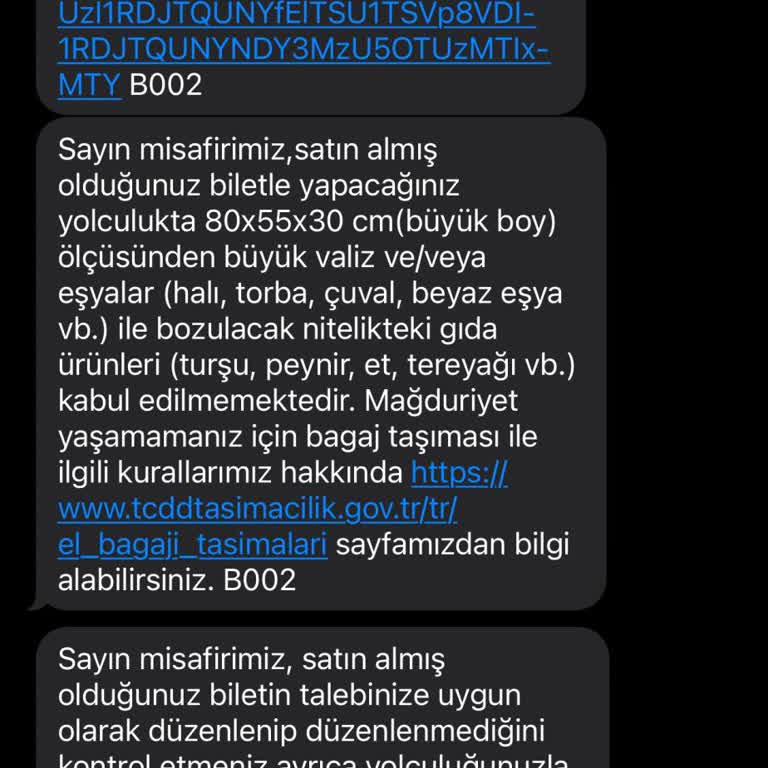 TCDD Tren Yolculuğunda Beklenmedik ve Rahatsız Edici Bir Deneyim