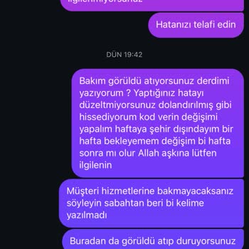 Yanlış Ürün Ve İlgisiz Müşteri Hizmetleri