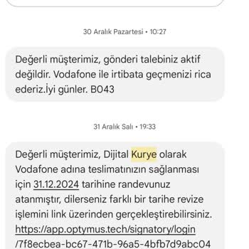 Vodafone Hat Taşıma Kampanyasında Teslimat Sorunu