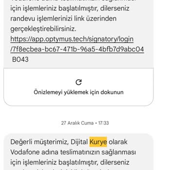 Vodafone Hat Taşıma Kampanyasında Teslimat Sorunu