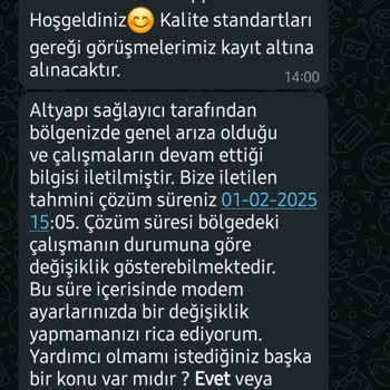 Sürekli İnternet Kesintisi Ve İptal İşlemi Sorunu