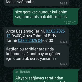 Sürekli İnternet Kesintisi Ve İptal İşlemi Sorunu