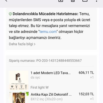 Yanlış Ürün Gönderimi Ve İade Sorunu
