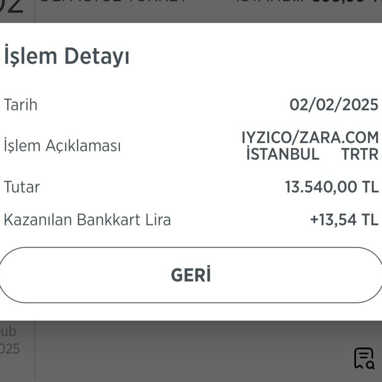 Bilgim Dışında Yapılan Yüksek Tutar Çekimi