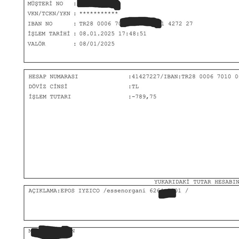 Essen Organik'ten İade Mağduriyeti