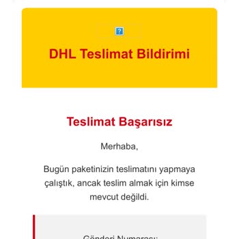 PTT Kargo Adına Gelen Sahte E-postalarla İlgili Şikayet