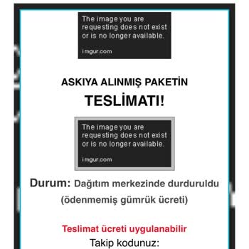 PTT Kargo Adına Gelen Sahte E-postalarla İlgili Şikayet