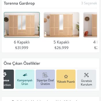 Ücretsiz Kurulum Sözü Tutulmayan Gardırop