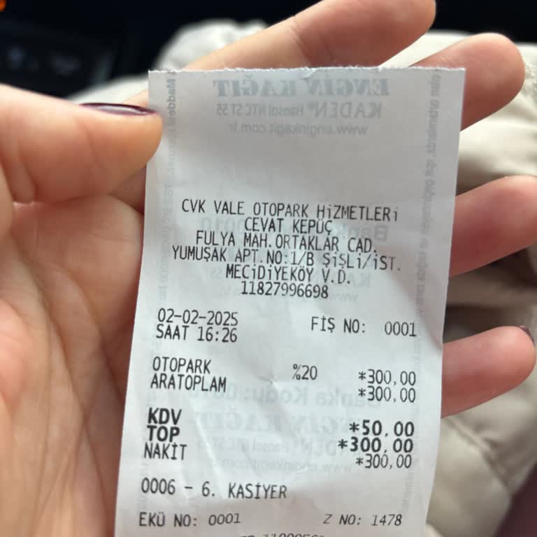 Vale Hizmeti Olmadan Ücret Talebi Ve Yanıltıcı Fiş Sorunu