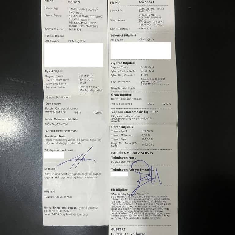 Bosch Çamaşır Makinesi Garanti Sorunu Ve Mağduriyet