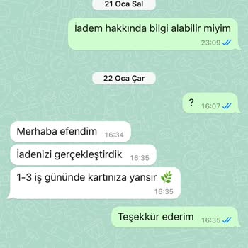 İade Edilmeyen Ürün Ücreti İçin Bekleyiş