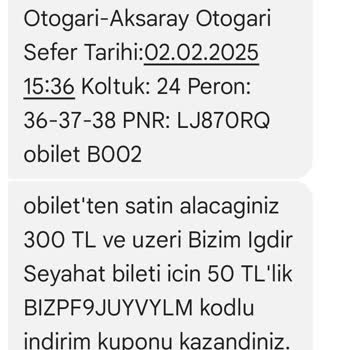 Otobüsün Gecikmesi Ve Olumsuz Mola Deneyimi