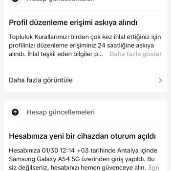 Haksız Askıya Alma: Gizli Profilde Toplum Kuralları Sorunu