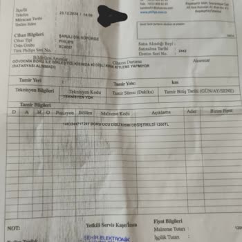 Philips Süpürge Kırılma Sorunu Ve Yüksek Tamir Ücreti