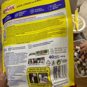 Asperox Sparx Bulaşık Makinesi Kapsülleri Hayal Kırıklığı