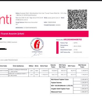 Penti'den Aldığım Ürünün Renkleri Hızla Soldu