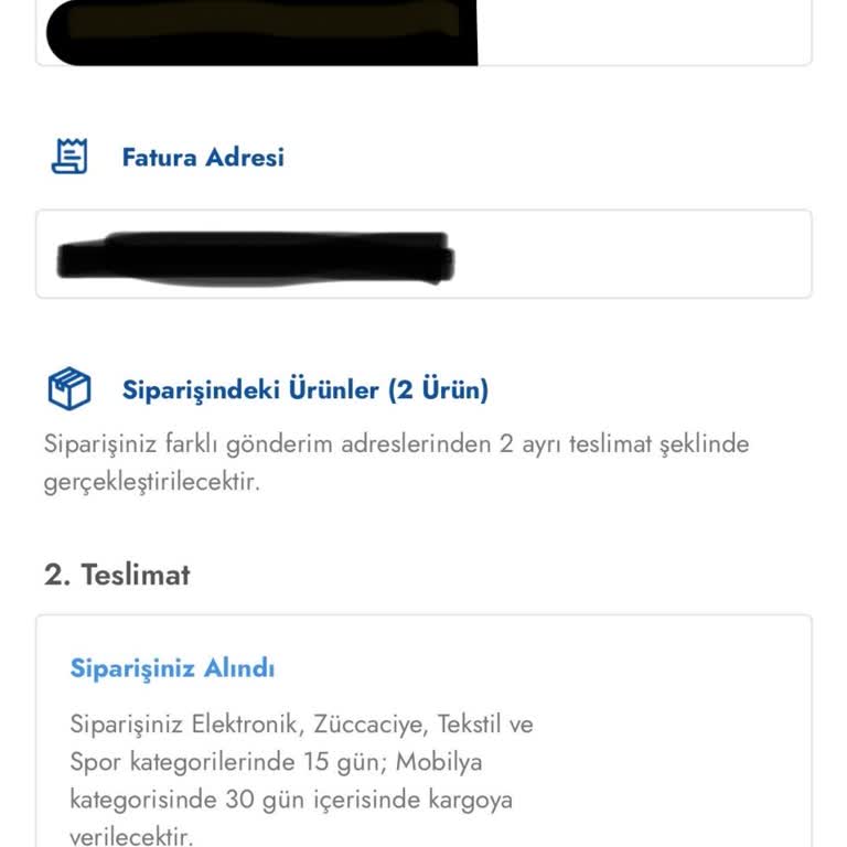Eksik Ürün Ve İade Sorunu
